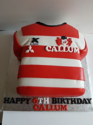 Gloucester rugby shirt
