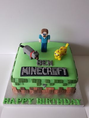 Minecraft cat & dog