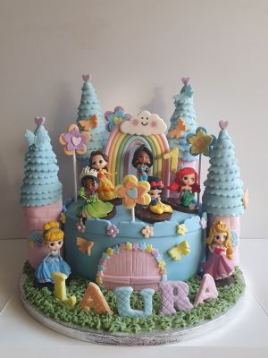 Little Disney princesses castle
