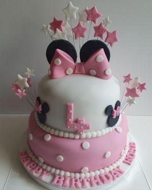 2 Tier Minnie Mouse