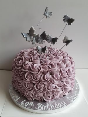 Lilac swirls & Butterflies