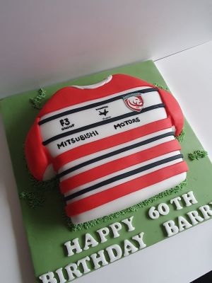 Gloucester rugby shirt 