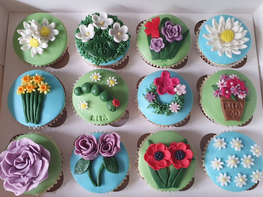 Garden cupcakes