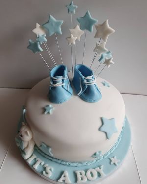 Booties & stars baby shower