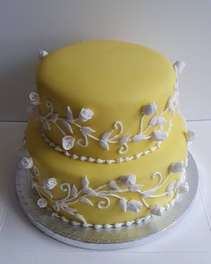 Wedgewood inspired Christening cake