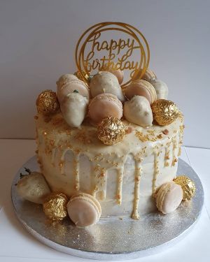 Gold/white choc themed