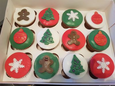 Christmas cupcakes