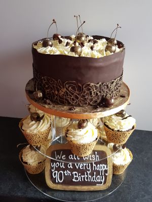 Black forest Cake & cupcakes