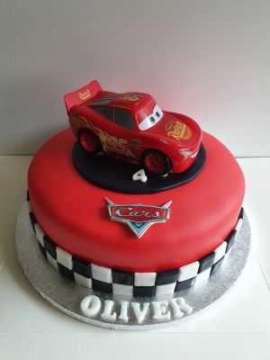 Lightning McQueen with talking car