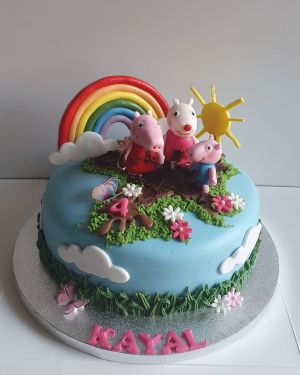 Peppa pig rainbow & muddy puddles