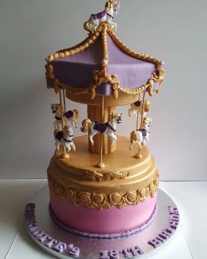 PInk & purple carousel