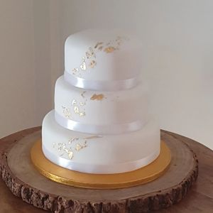 Fondant & gold leaf