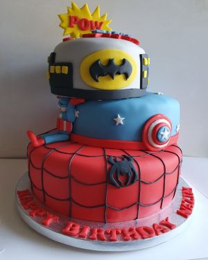 3 tier offset superhero