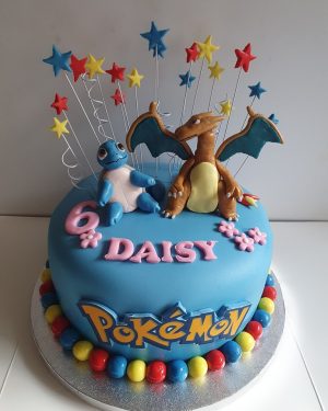 Pokemon charizard & squirtle