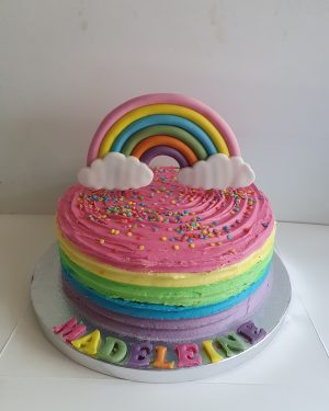 Rainbow buttercream