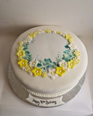 Floral swirl