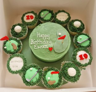 Golf cake & cupcakes