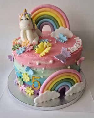 Rainbows, butterflies & unicorn