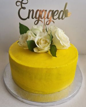 Fresh flowers engagement