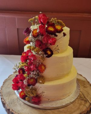 Rustic with dried flowers