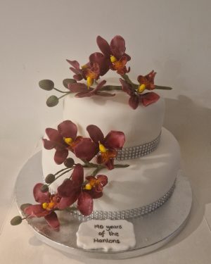 2 tier edible orchids