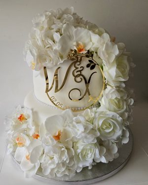 White flower wrap
