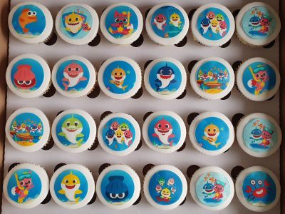 Baby Shark Cupcakes