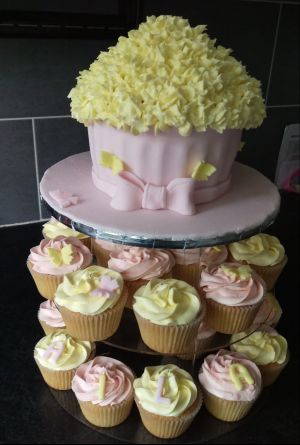 Giant cupcake/cupcakes Christening