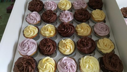 Mixed cupcakes