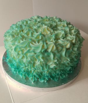 Blue ombre buttercream