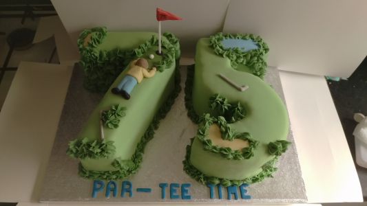 Golf themed number