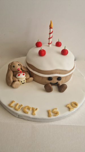 Jellycat cake & bunny