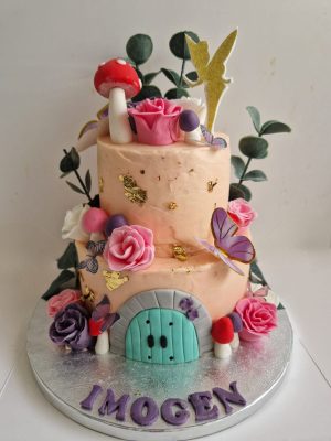 2 tier fairy garden
