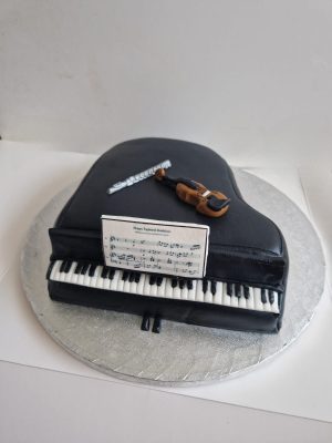 Piano with violin & flute