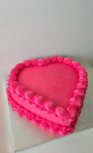 Hot pink heart